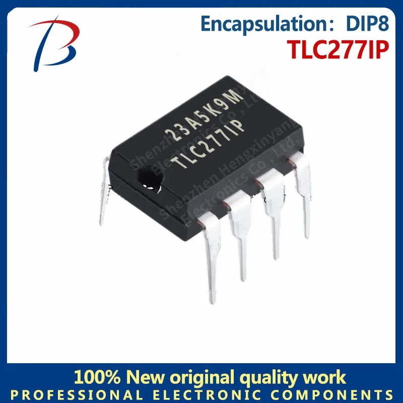 1PCS TLC277IP dual-channel precision single-power operational amplifier plugged into DIP8