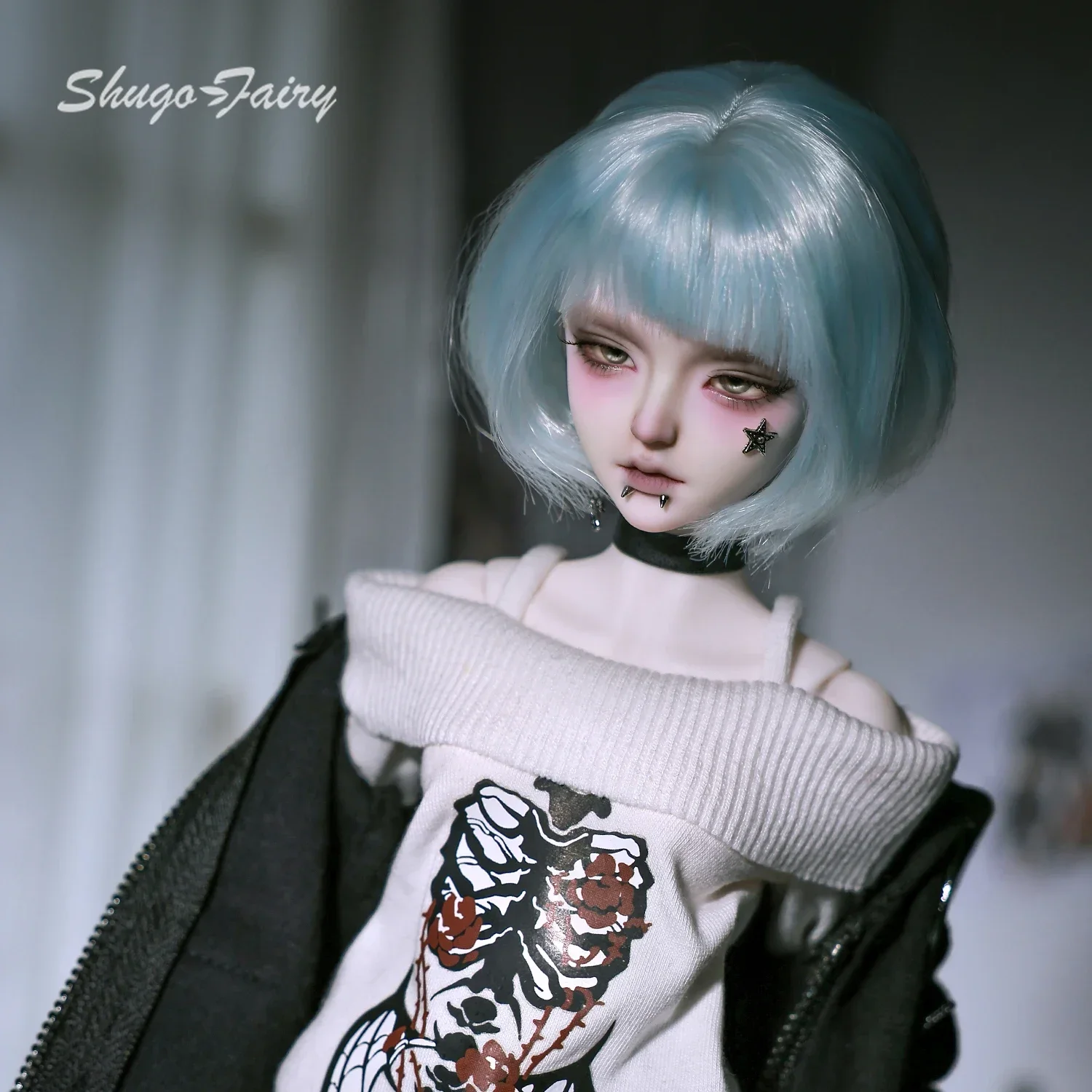 Bjd Doll 1/4 Carmen Bariy Future Robot friend Punk Style Anime  Joint Toys Fullset ShugaFairy