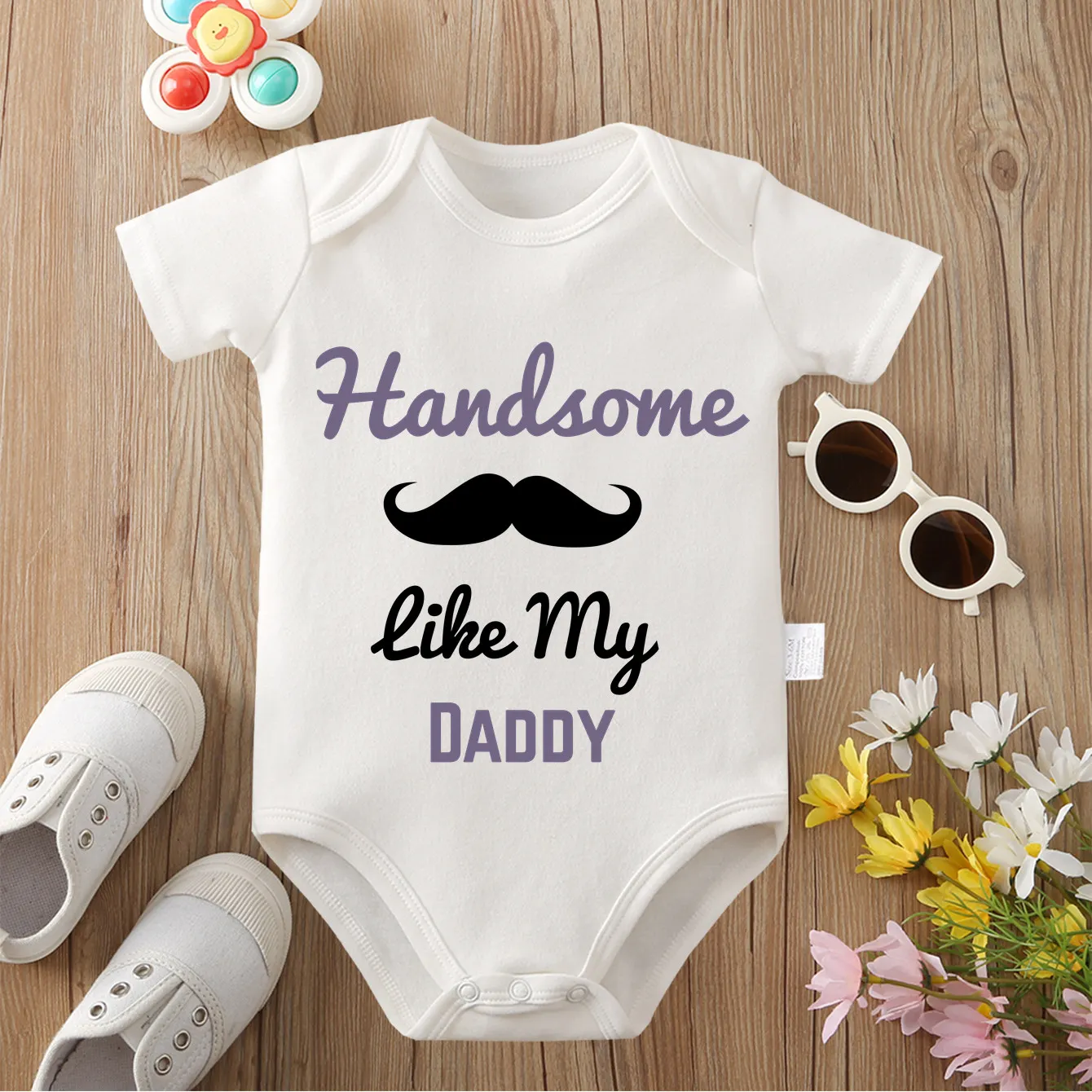 أفضل طفل في العالم طباعة 100% قطن نيسيي ملابس مريحة ارتداءها للطفل بذلة لحديثي الولادة 0 إلى 12 شهرًا