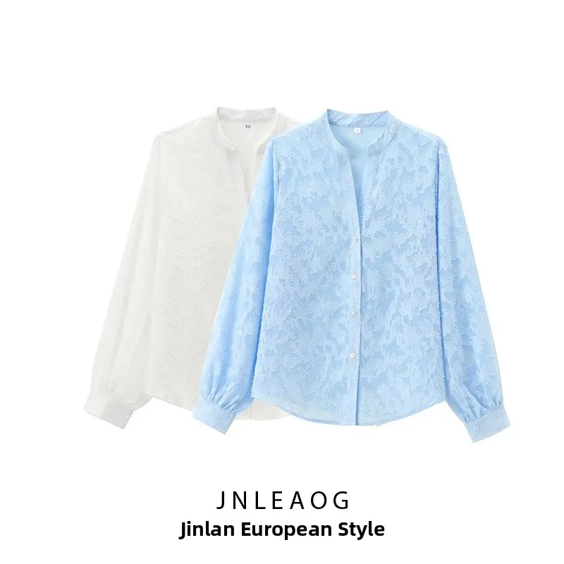 Faionable JNLEAOG المرأة irt الخريف جديد Sle تصميم الشعور مطابقة الأزهار طباعة المرقعة طويلة Sve ألياف البوليستر