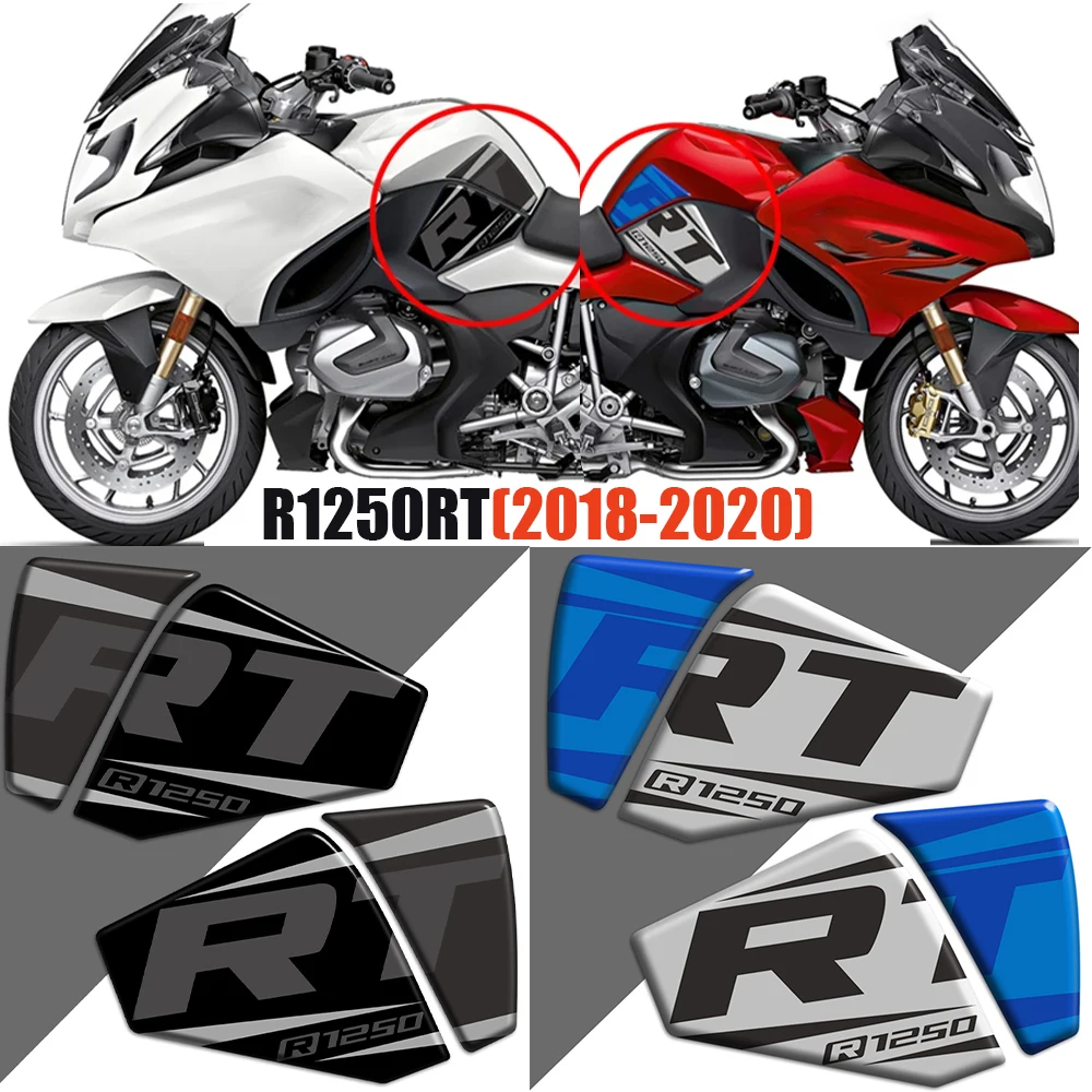 

R1250 RT For BMW R1250RT R 1250 RT Tank Pad Stickers Trunk Luggage Case Emblem Decal Protector Fairing Fender 2018 2019 2020