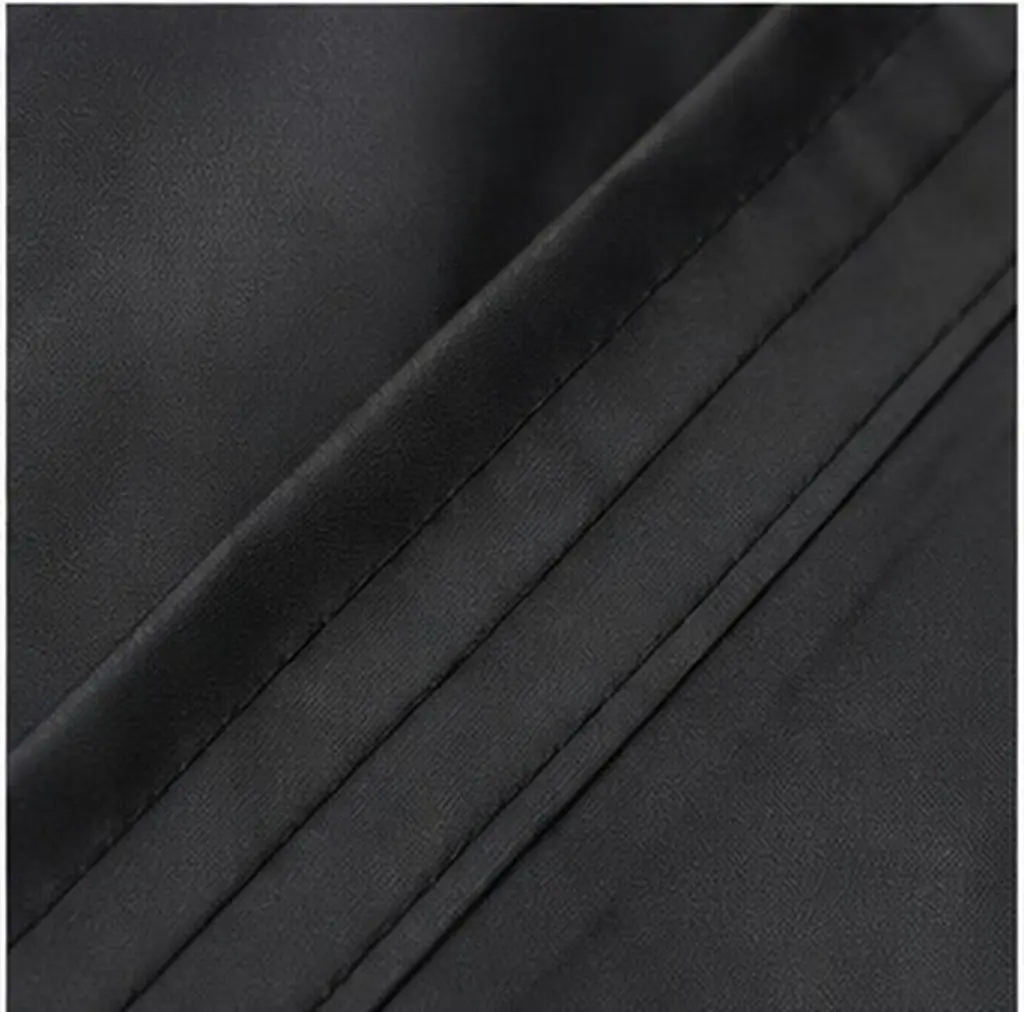 1Pcs Lawn Mower Cover Waterproof Black Polyester Durable Dustproof Protective Cover Outdoor Use Rain Sun Resistant