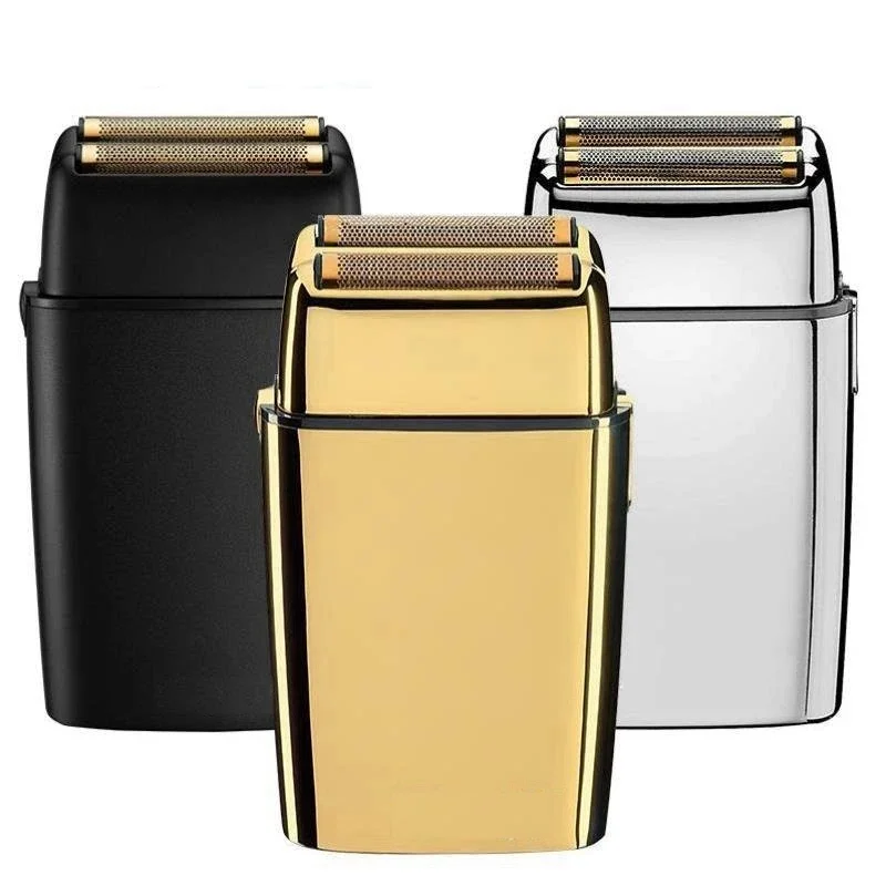 

Перезаряжаемая металлическая электрическая бритва для мужчин, машинка для стрижки волос и бороды, электрическая бритва для бритья головы, инструмент для финишной обработки, USB