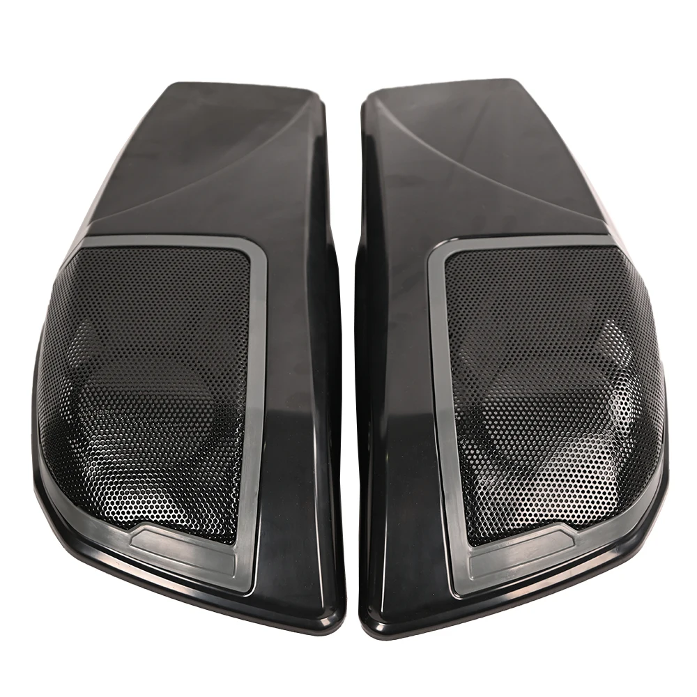Motorcycle Parts Black Aggressive 6x9 inch Saddlebag Speaker Lids for Harley 2023.5-2026 Touring 2023-later FLHXSE FLTRXSE