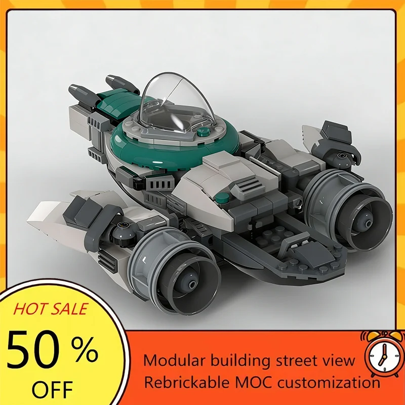 

Набор для сборки космического корабля из 334 деталей: популярная модель из фильма «Звездные войны», модульный конструктор, технологичный подарок, праздничный набор для детей