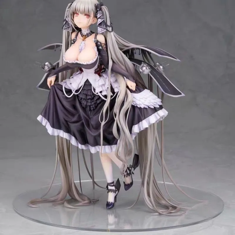 لوليتا القوطية: شخصية Azur Lane Formidable الفاخرة مع أجزاء وجه متعددة نموذج عرض الرسوم المتحركة عالي الجودة