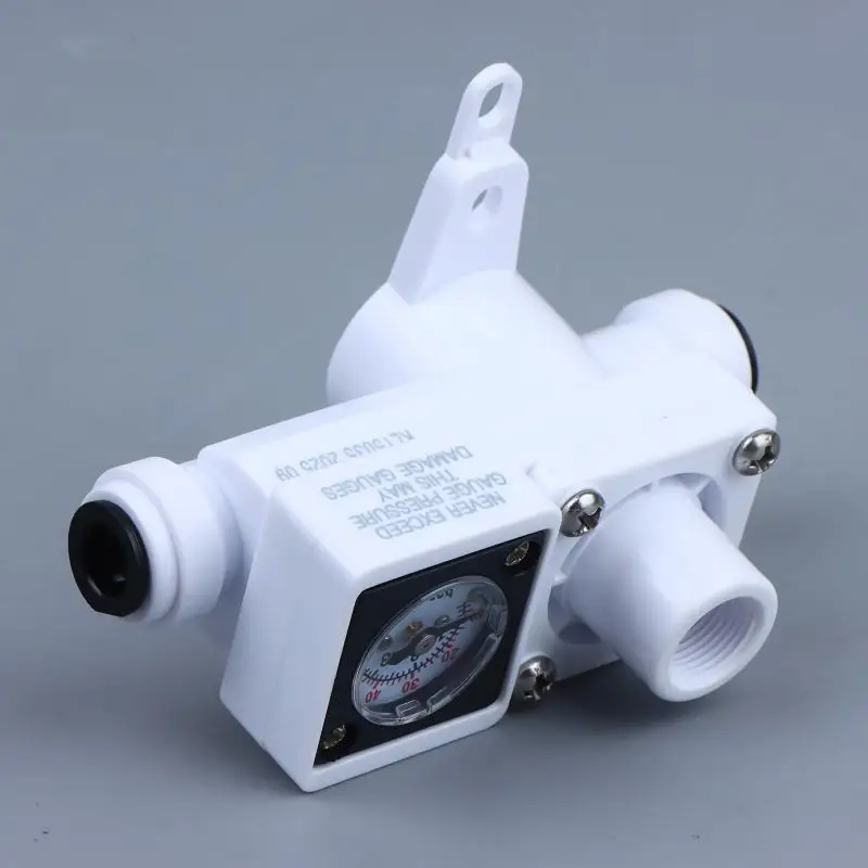 New 6.35/8mm Duotight Inline Regulator 60psi Integrated Gauge Beer Accessory Home Brewing Beer Pressure Regulator