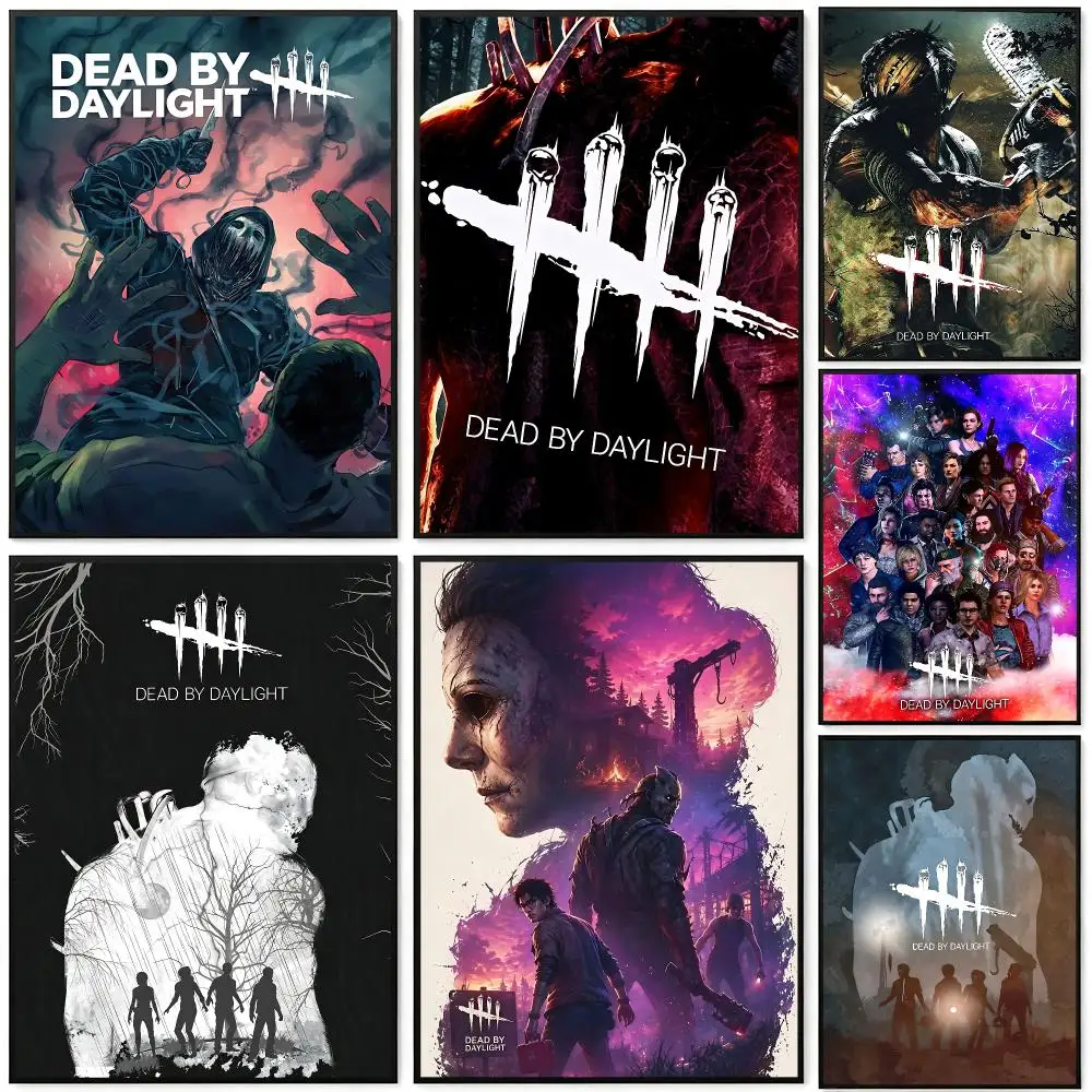 Dead by Daylight Poster Poster HD Printing Cyberpunk Style Wall Art Home Decor For Gaming Room Living Room Bedroom Gift Idea
