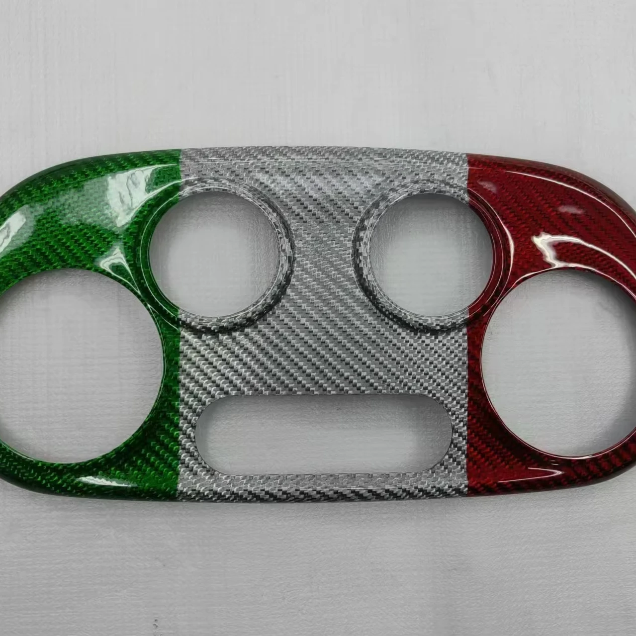 

Equipment Smart Library Shasha Carbon Clima Cover Automatic Real Carbon Fiber Interior Accessories For Fiat Abarth 500