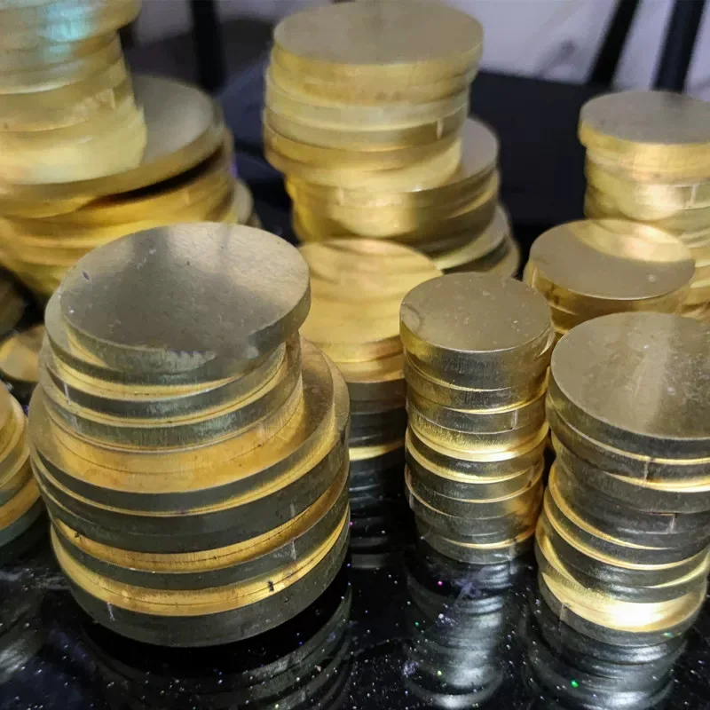 

H62 Brass Sheet Round Solid Disc Yellow Plate Thick 0.3/0.5/0.8/1/1.2/1.5mm Brass Gasket Round Plate Board Metal DIY