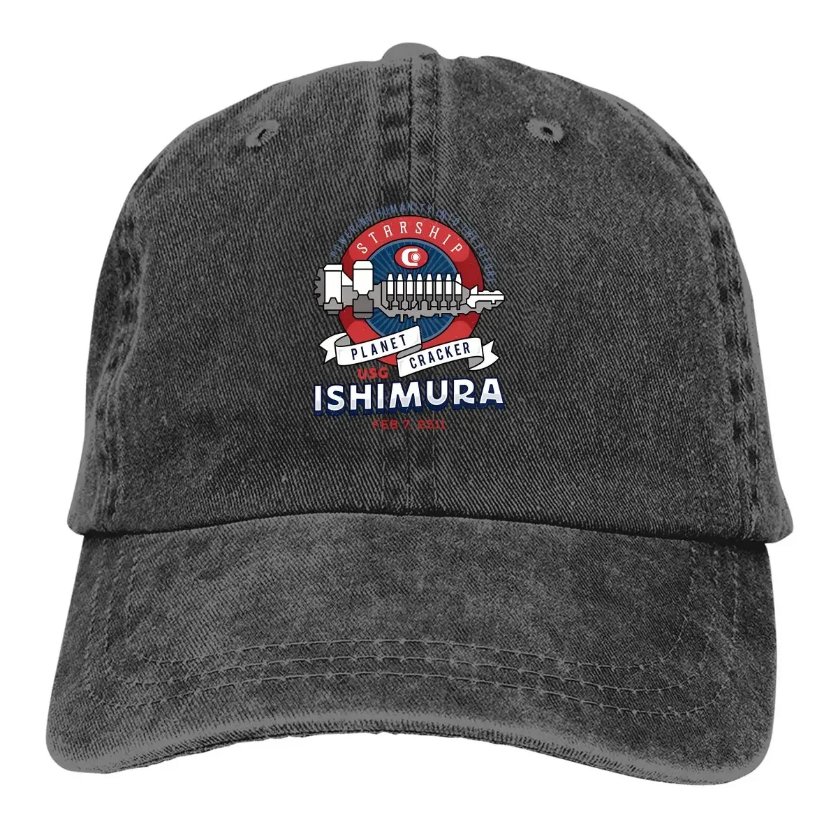 

Ishimura Vintage Emblem Baseball Caps Peaked Cap Dead Space Sun Shade Cowboy Hats for Men Trucker Dad Hat