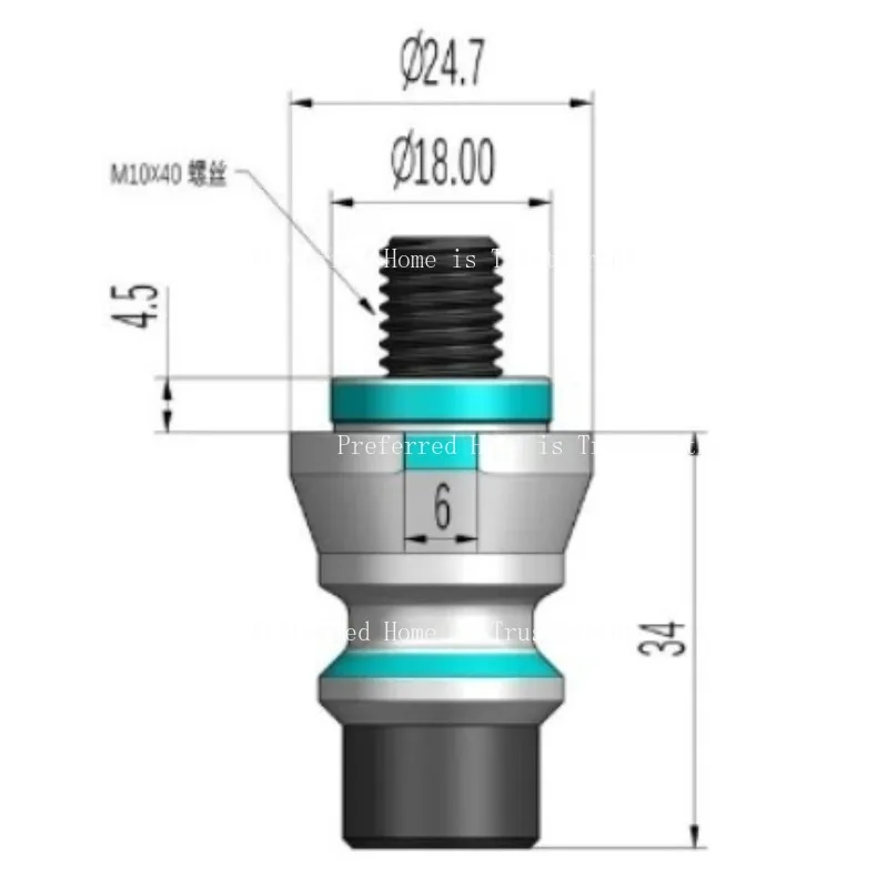 Suitable for Positioning Compensation Lock H18 Pull Nail Four Axis or Five Axis Manual Quick Change CNC Fixture Zero Chuck