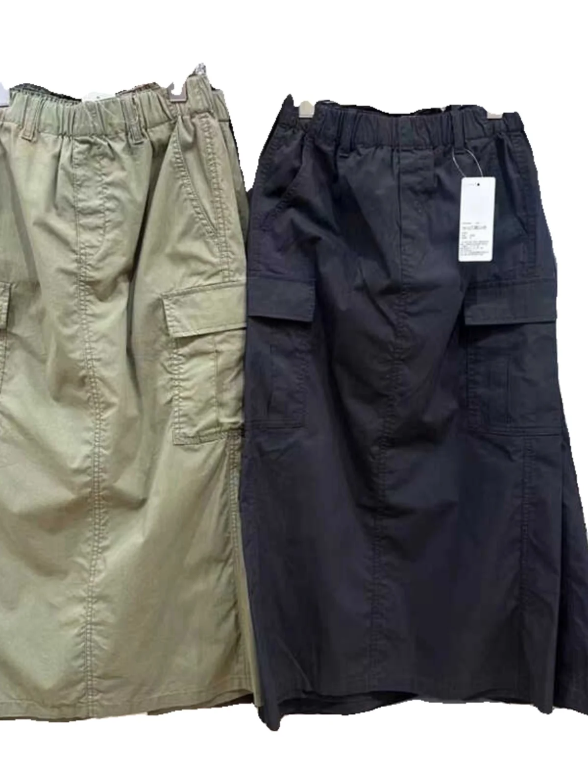 

Slimming Mid-Length Casual Women's Skirt Ba Slit Straight Leg Spring Summer 2024 Faion Commute Sle A-Line Skirt