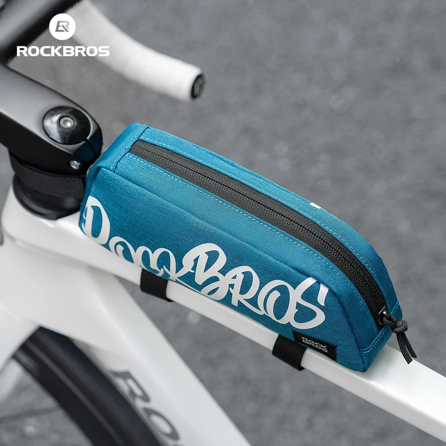 

ROCKBROS Lightweight bike frame bag Durable bike organiser, waterproof bike top tube bag For road and mountain bikes