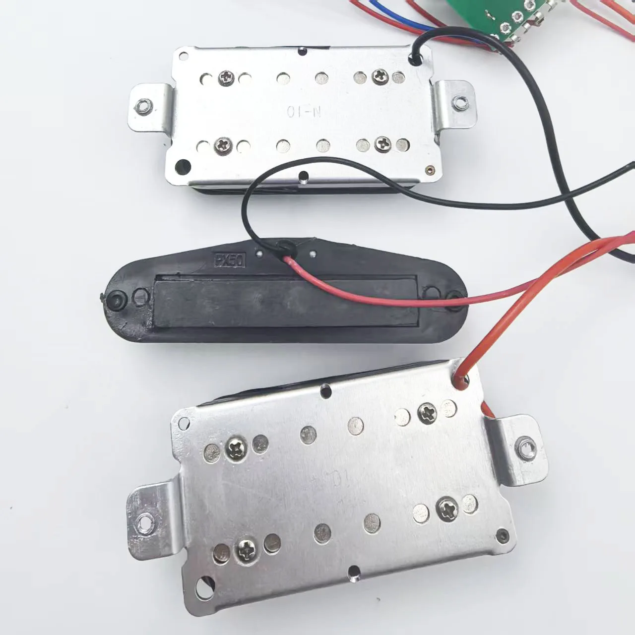 Electric Guitar HSH Pickup Wiring Harness 5-Way Switch 500K Potentiometers 1 Volume 2 Tone Knobs Pre-Wired For ST Guitar Parts