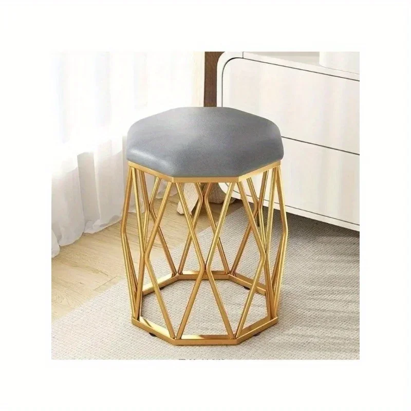 Nordic style dressing stool Modern simple manicure stool Home bedroom dressing chair Girls makeup stool
