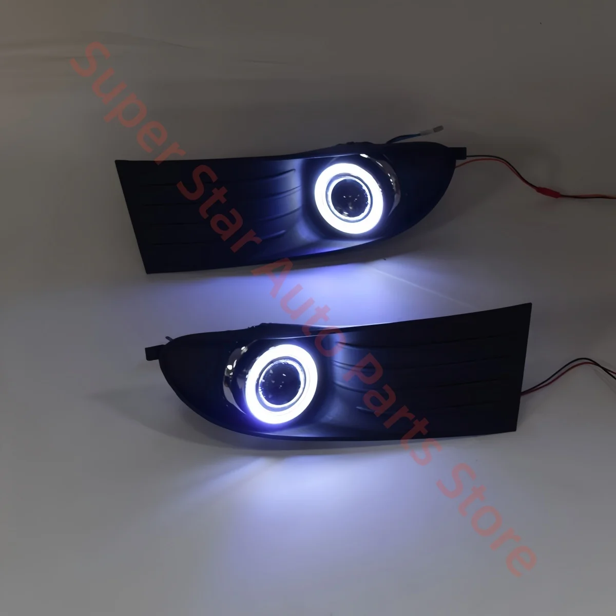 For Dodge Journey 2009-2012 LED Daytime running light Special use Modification lens fog lamp assembly Eyes of angels Auto parts