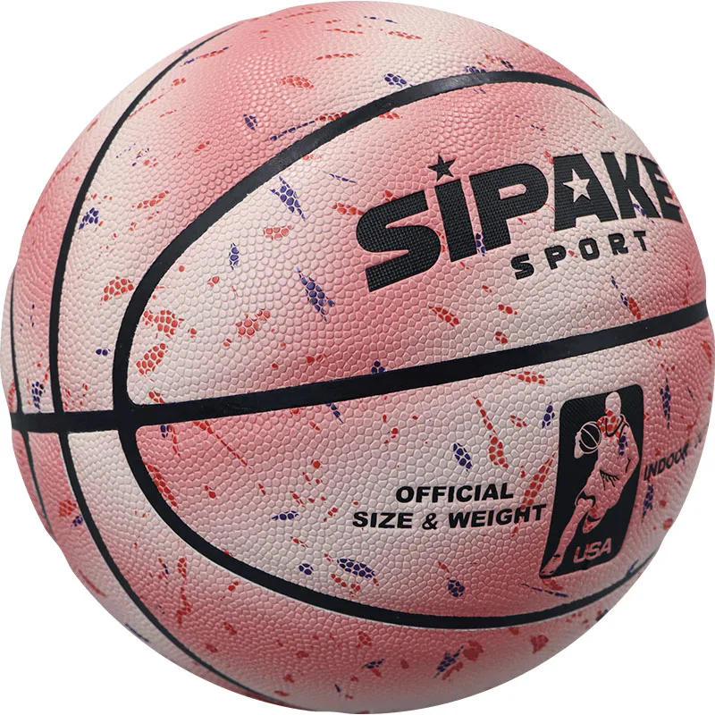 SIPAKE バスケットボール サイズ 7 公式認定競技バスケットボール PU 標準ボール メンズ レディース トレーニングボール チーム