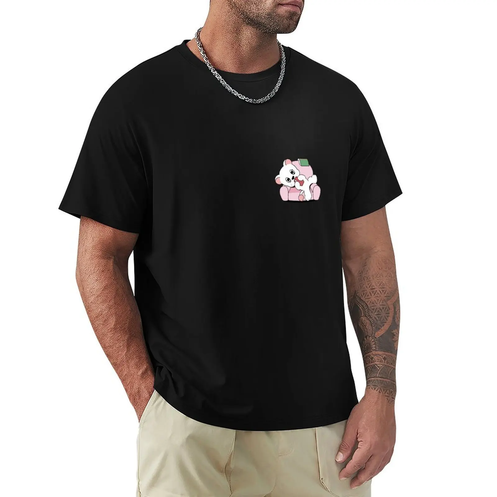 WOOKDONG resting T-Shirt Urban Style Casual Short Sleeve Top