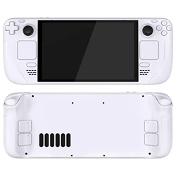 eXtremeRate Replacement Full Set Housing Shell W/Buttons for Steam Deck OLED, Custom DIY Faceplate Back Plate Trackpad Case