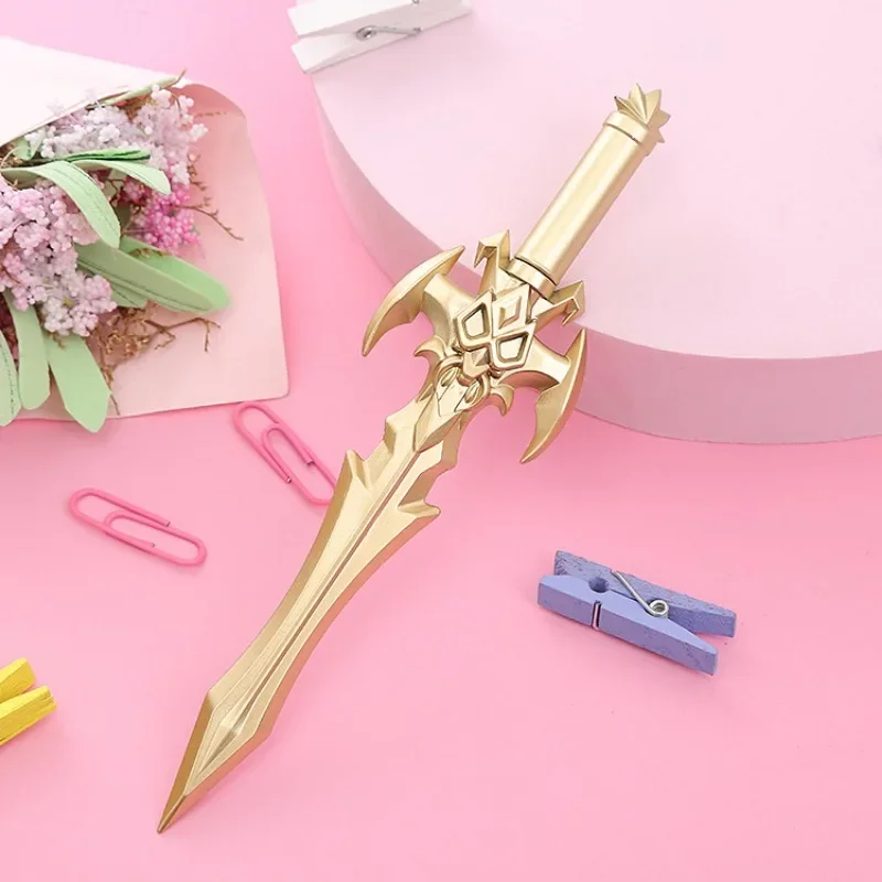 24Pcs Creative Weapon Sword Modeling Neutral Pen Cartoon Student Office Stationery