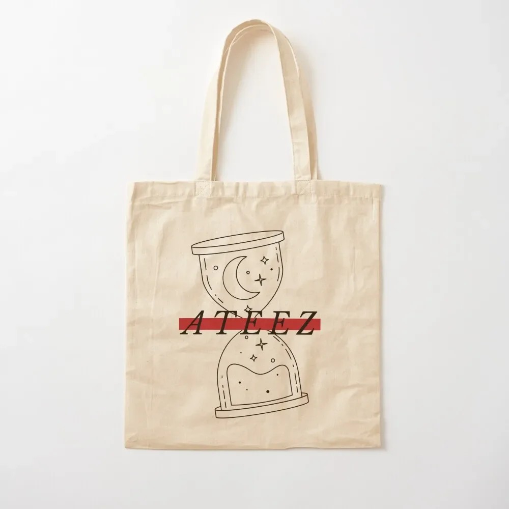 

ATEEZ Hourglass  Tote Bag Beach bag canvas tote bags shopping bag tote