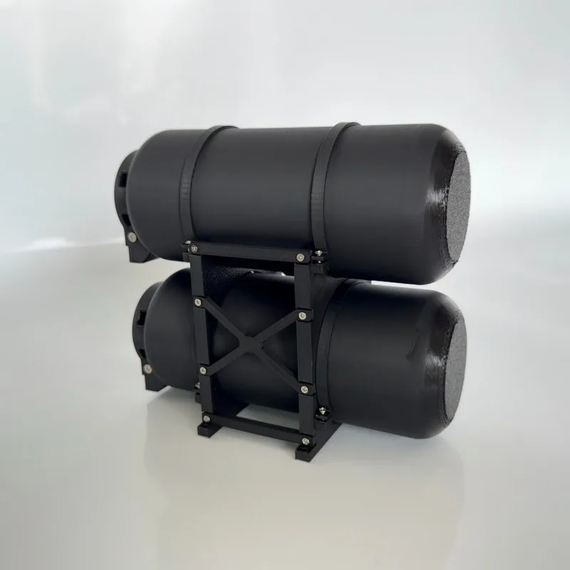 Scatola batteria simulata del serbatoio del gas naturale per 1/14 Tamiya RC autocarro con cassone ribaltabile SCANIA 770S R620 VOLVO Benz ACTROS 3363 MAN giocattoli parti di automobili