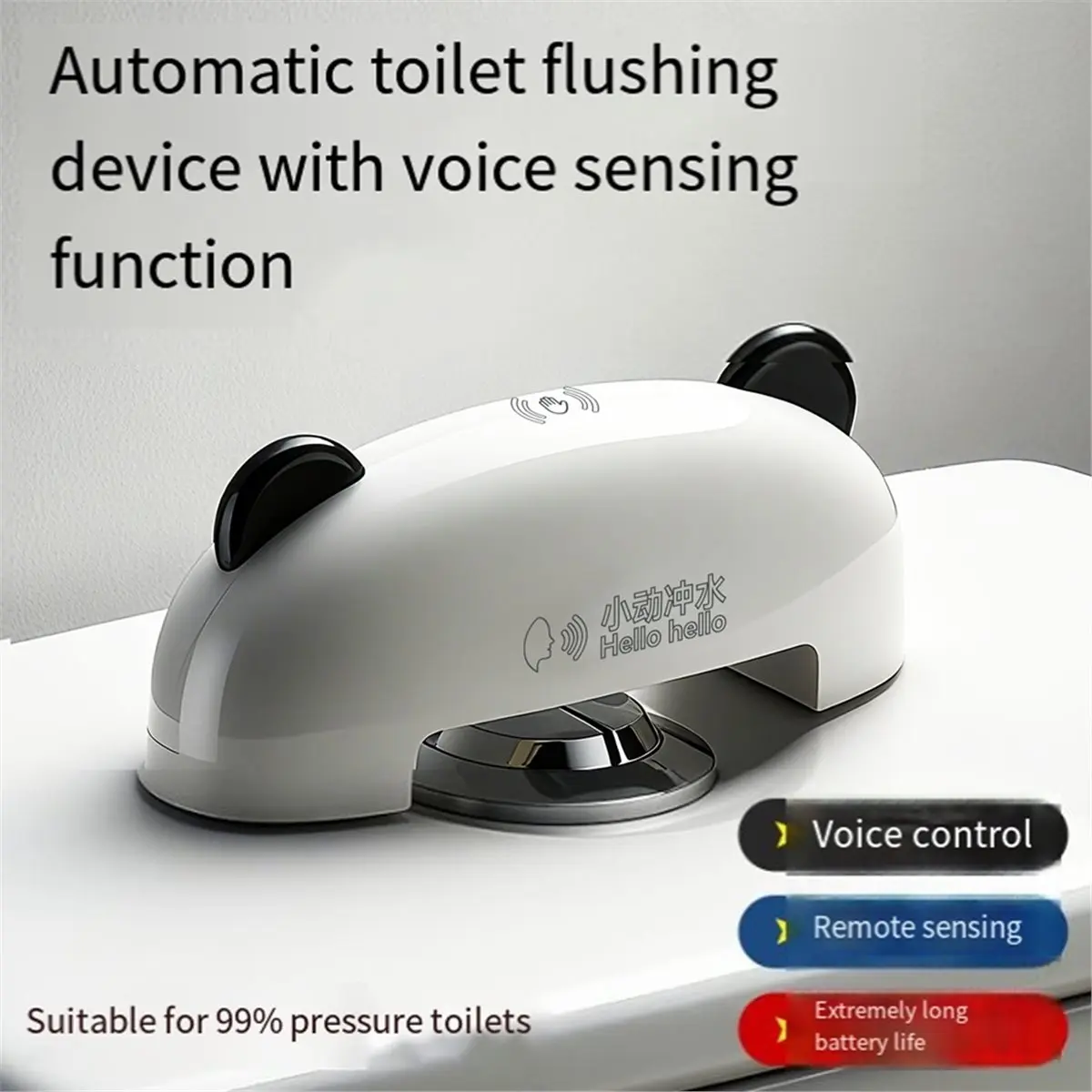 SWXF Automatic Toilet Flush Button Induction Toilet Flusher External Infrared Flush Smart Home Smart Toilet Flushing Sensor