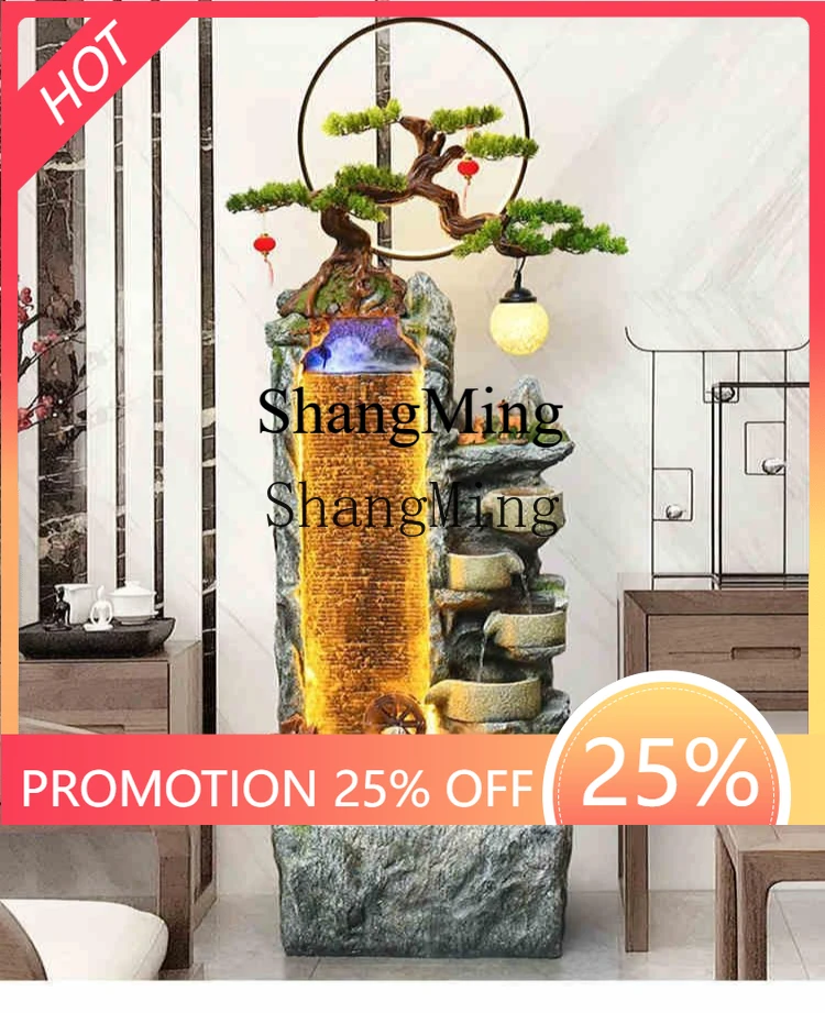 

SM китайский пасторальный рокарий струящаяся вода орнамент циркулирующая вода пейзаж рокарий фонтан двор сад