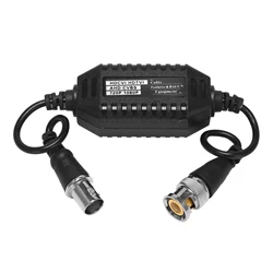 Isolateur de boucle de masse vidéo coaxial, Balun BNC mâle à femelle pour caméra CCTV