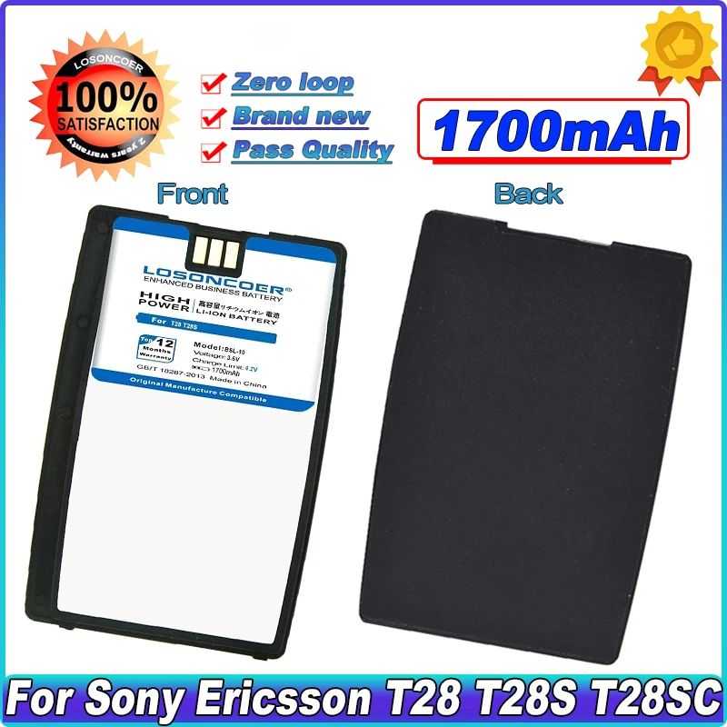 1700mAh BUS-11 BSL-10 Battery For SONY Ericsson T28 T28S T28SC T29 T39 T520 T320 R520 R320 R380 R380sc R520 R520mc R600 T102