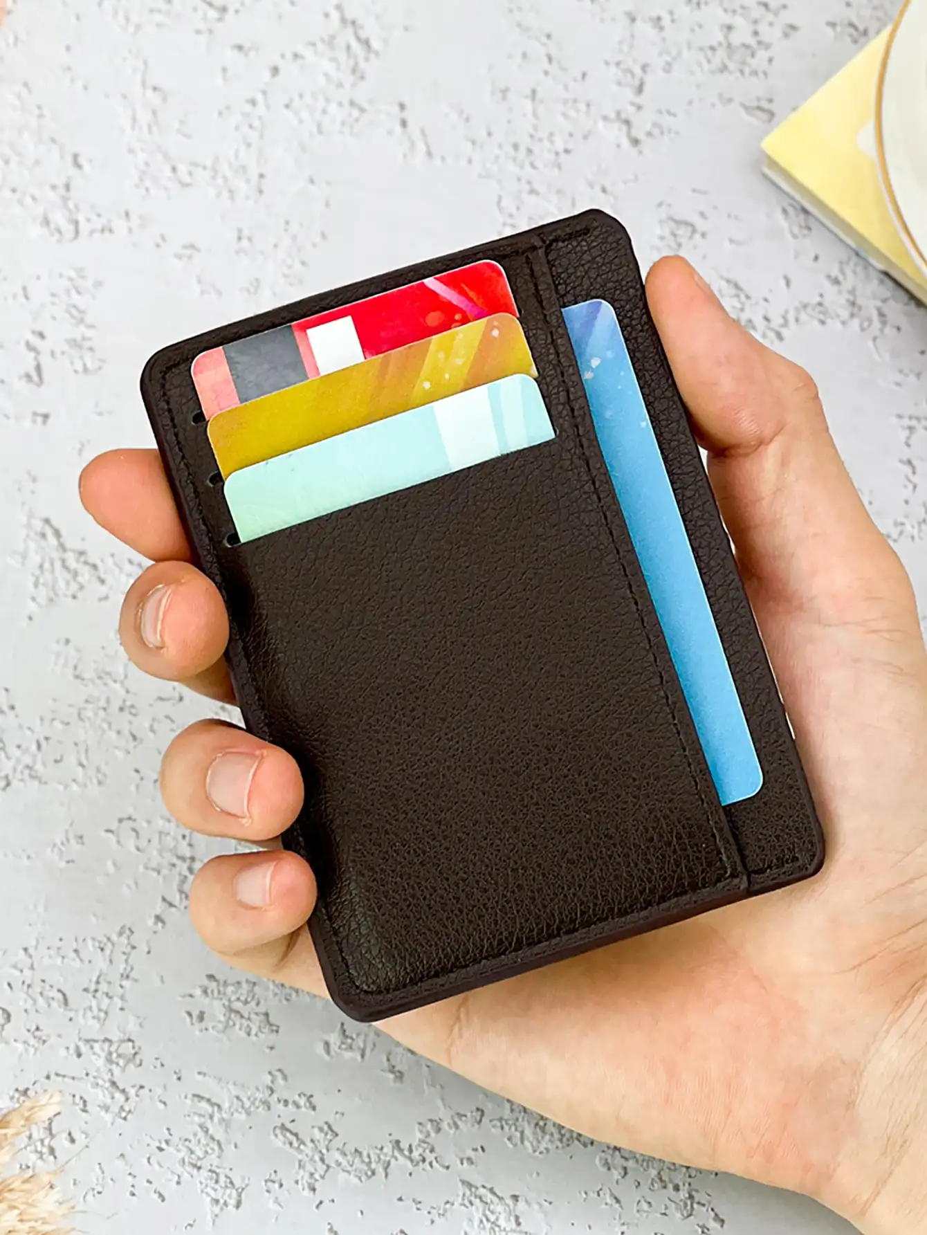 Modischer, schmaler Kartenhalter für Herren – neue trendige Multi-Card-Business-Geldbörse für Studenten und Profis – tragbares Design
