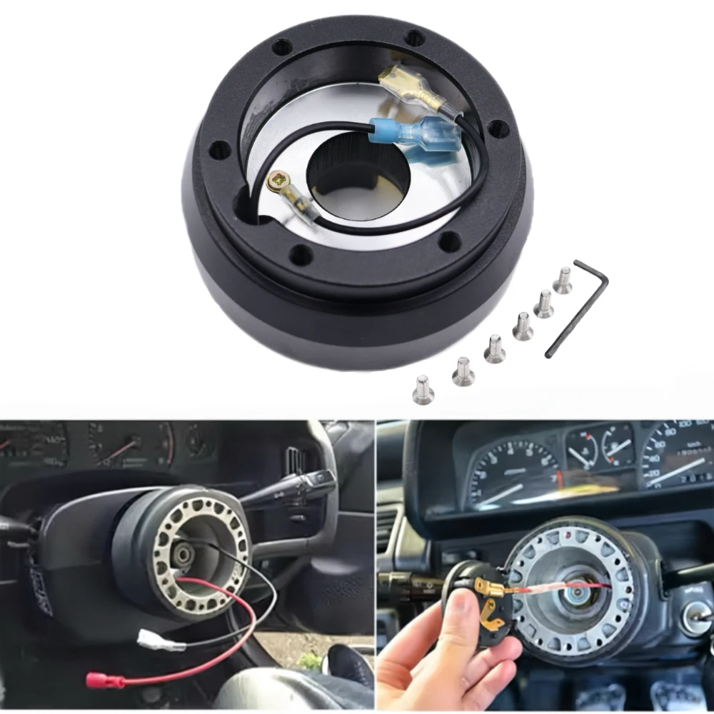 

Автомобильный адаптер рулевого колеса 181H Racing Short Hub подходит для VW Golf/Jetta/Passat/Seat Ibiza/Volkswagen Corrado