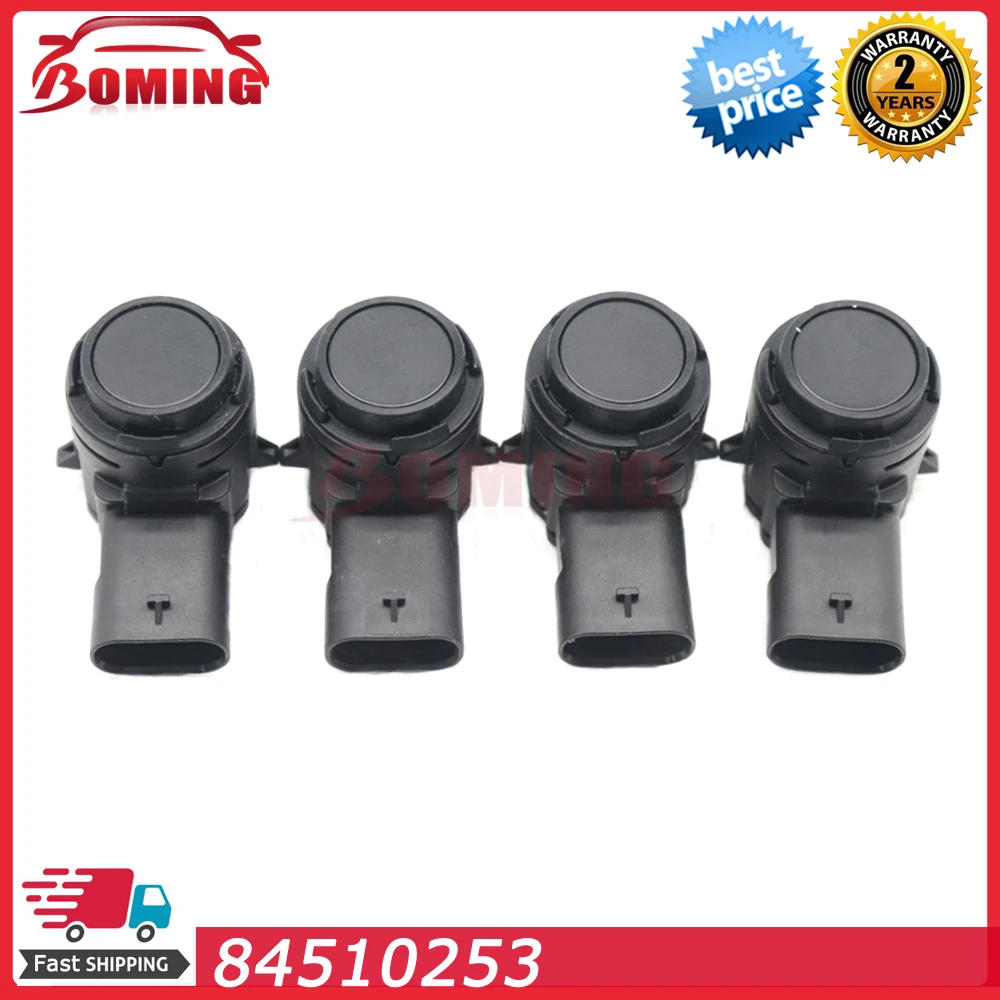 4Pcs PDC Parking Sensor Bumper Reversing Radar 84510253 For GMC Chevrolet Blazer Silverado 2015-2022 84360381 84360386 84360388