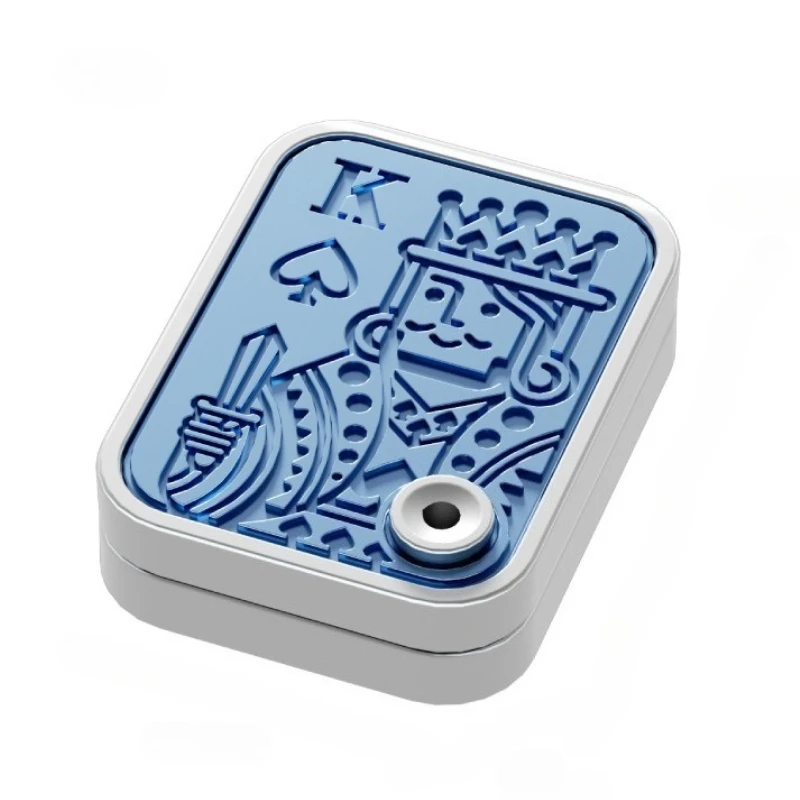 Fidget Mechanical Slider Magnetic Push Card Clicker Pushing Plate Haptic Coin EDC Stress Relief Sensory Toy Adults Anti Anxiety