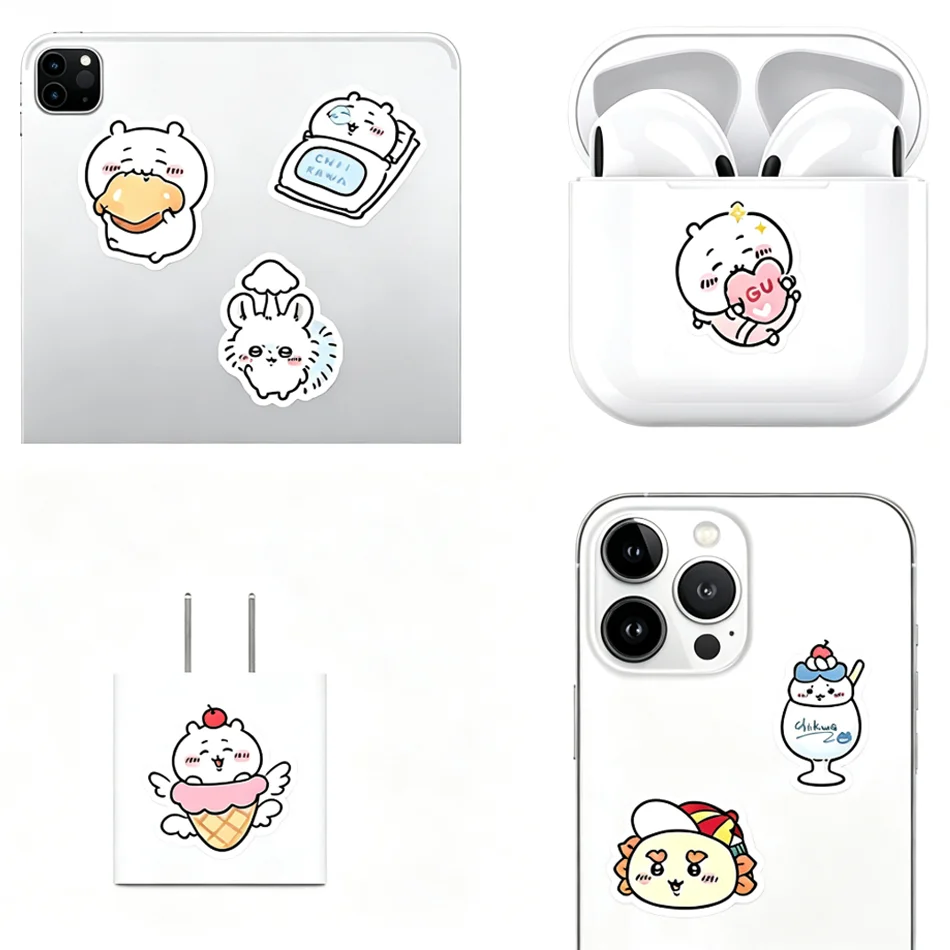 Meistverkaufte 100 Stück Kawaii Jiikawa Cartoon-Aufkleber Dekorative Schreibtisch-Laptop-Scrapbook-Gepäck-Aufkleber Niedliche Graffiti-Sticker als Geschenk für Kinder – Detail 3