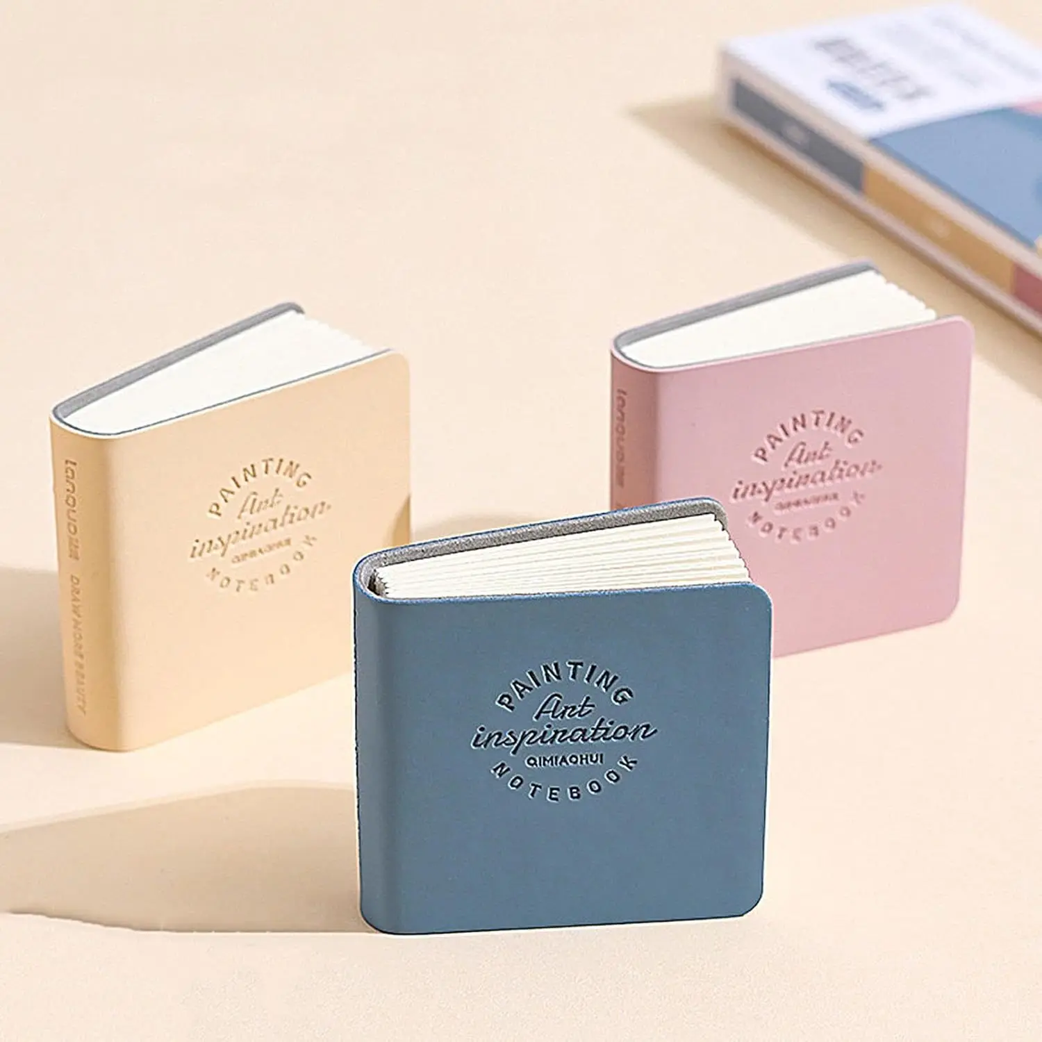 3 Pack Small Watercolor Sketchbook | Portable Travel Sized Journal | Art Creation Pocket Sketchbook Artist Drawing Pad |