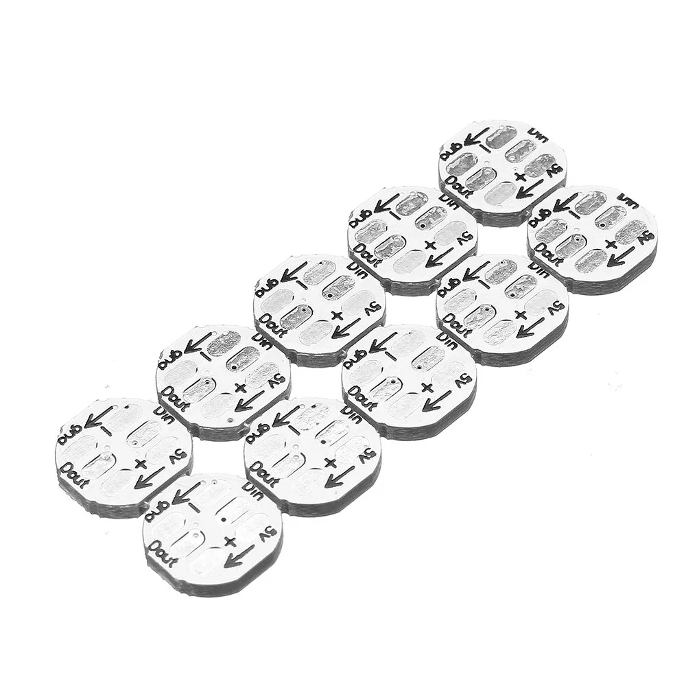 10Pcs DC 5V WS2812B SMD LED Board Built-in IC-WS2812