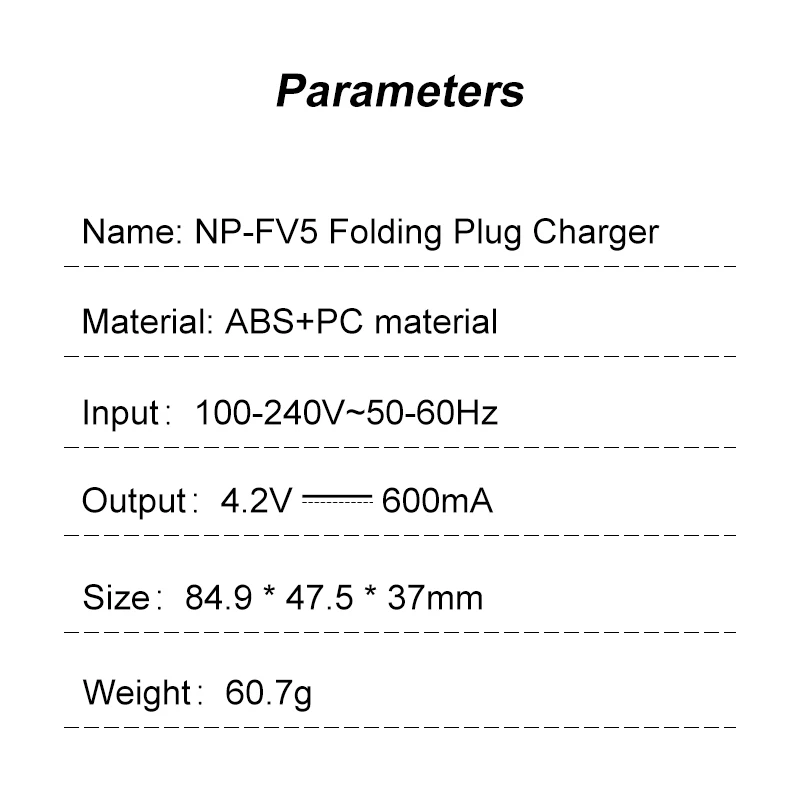 شاحن بطارية لمسجل فيديو غني ، NPFV5 ، NP-FV5 ، شاحن كهربائي لذاكرة الوصول العشوائي HD-900 ، كاميرا HD-560S ، DV666 ، Hi-39