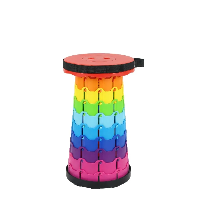 Portable Thickened Folding Stool Outdoor Multifunctional Travel Small Bench