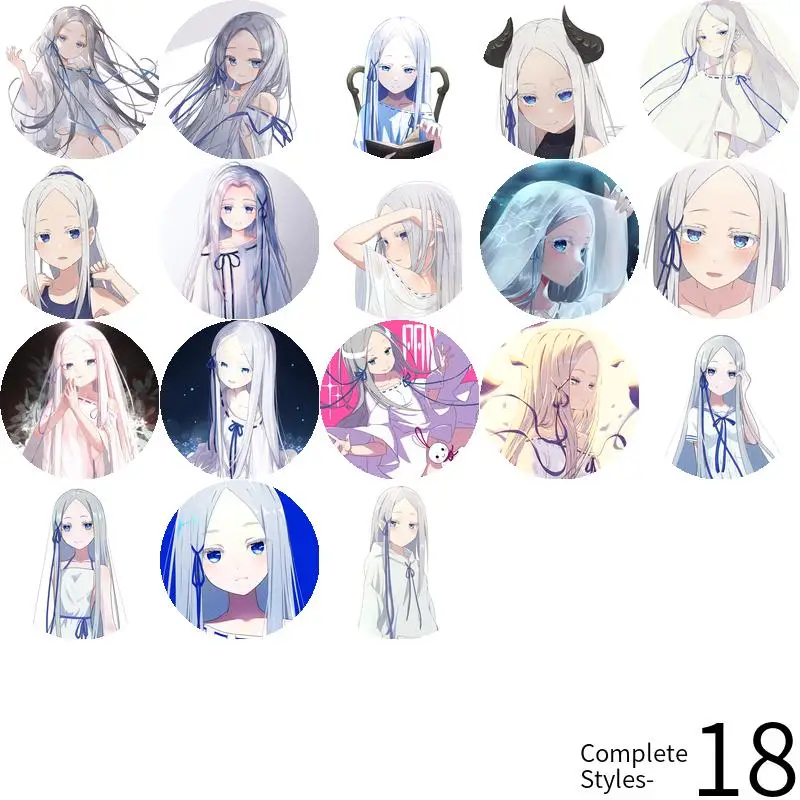 Pandora ReZero Game Anime Character Soft Button Badge Brooch anchor Peripherals Pin Trinket Fashion Chest tag Tinplate view 3