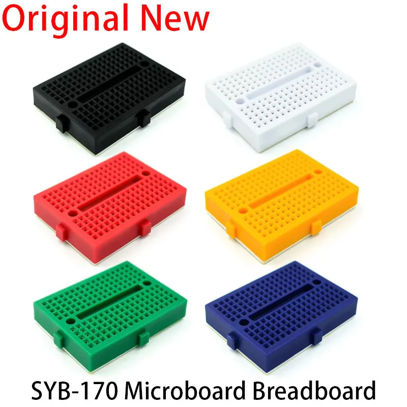 1PCS SYB-170 Mini Solderless Prototype Breadboard 170 Tie-points 35*47*8.5mm for Diy Kit