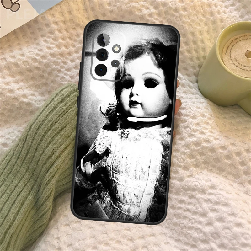 Creepy Dolls For Samsung Galaxy A52S A33 A53 A73 A12 A22 A32 A52 A72 A21S A71 A51 A70 A50 Phone Case