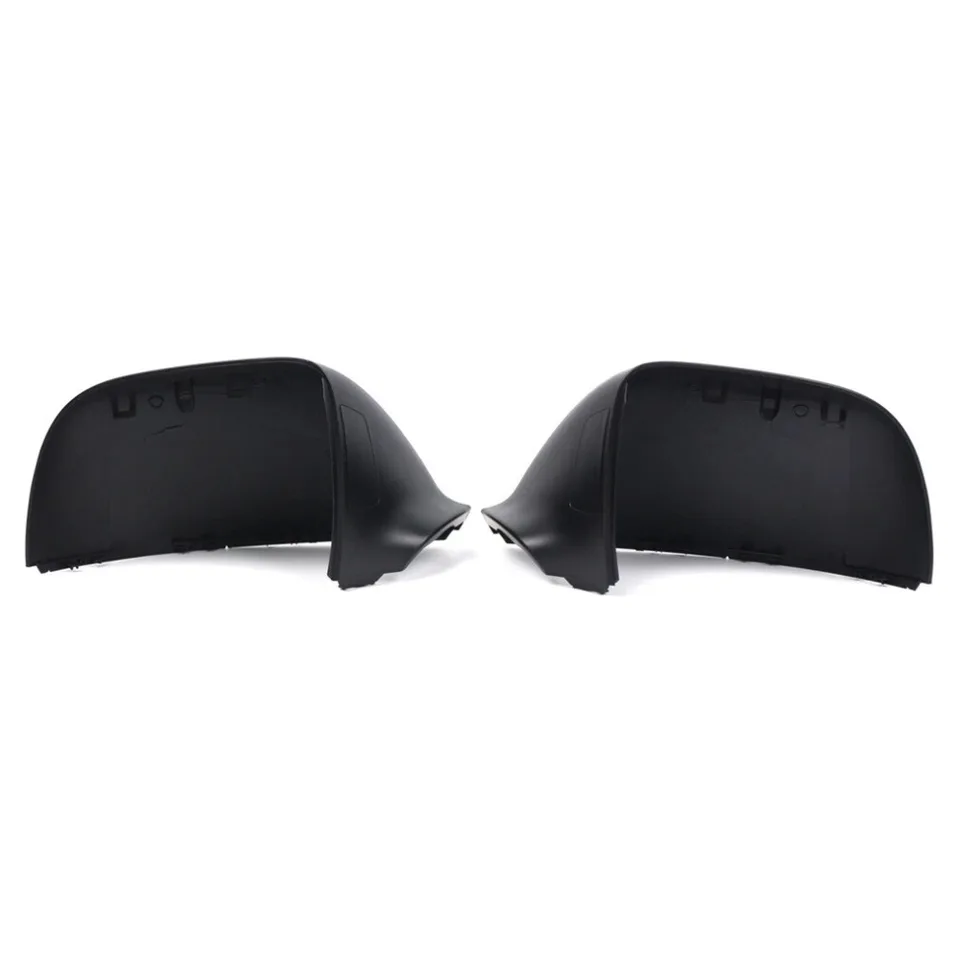 KYYET Tapas Espejo Retrovisor VW Transporter T5 T5.1 (2010-2015) T6 (2016-2019) – Negro Brillante, Par