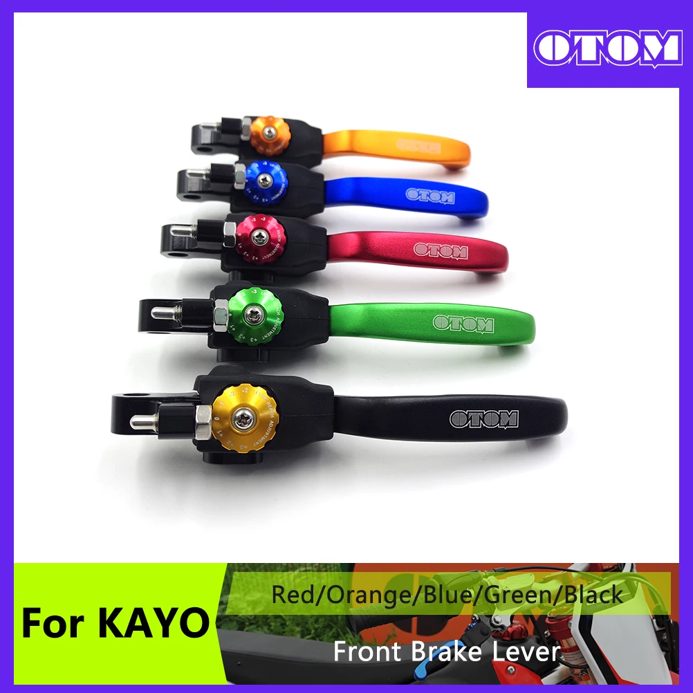 

OTOM Front Brake Lever CNC Motorcycle Brake Clutch Pump Lever Hydraulic Master Cylinder Accessories For KAYO K6 T4 NC250 CB250