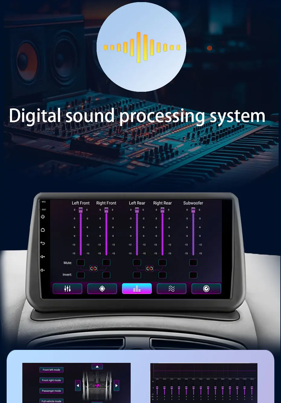 Android 15 Wireless CarPlay für Nissan Qashqai J10 2006–2013 Autoradio Multimedia Bluetooth WiFi 4G DSP Stereo GPS Navigation – Detail 10