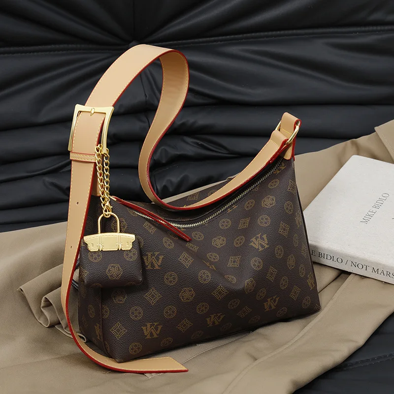 

High end fashion tote bag for women 2025 new large capacity commuting shoulder bag versatile women's diagonal cross bag trend