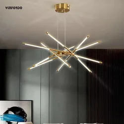 2024 LED Chandelier Light For Living Dining Room Kitchen Bedroom LED Pendant Lamp Creative Design Hanging Fixture Winfordo