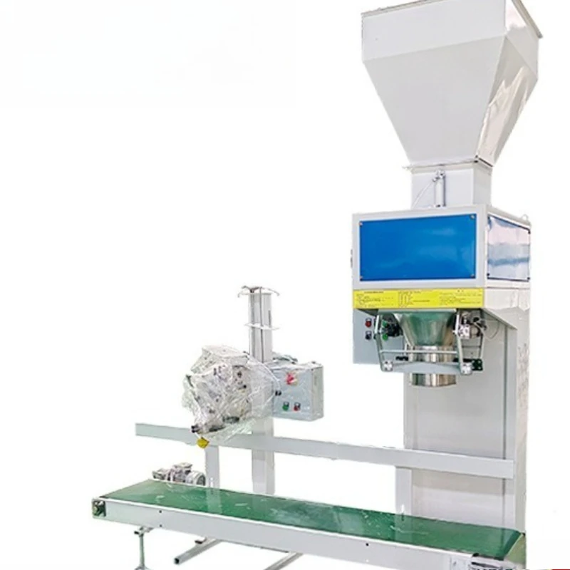 Automatic quantitative weighing packaging machine, organic fertilizer feed flour packaging machine