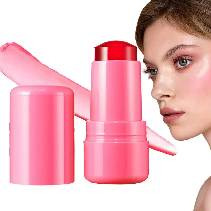 Neue Milch gelee Wange erröten Tönung 2-in-1 befeuchteten Rouge Aufkleber langlebig aufhellen matte Gesichts kontur Rouge Make-up